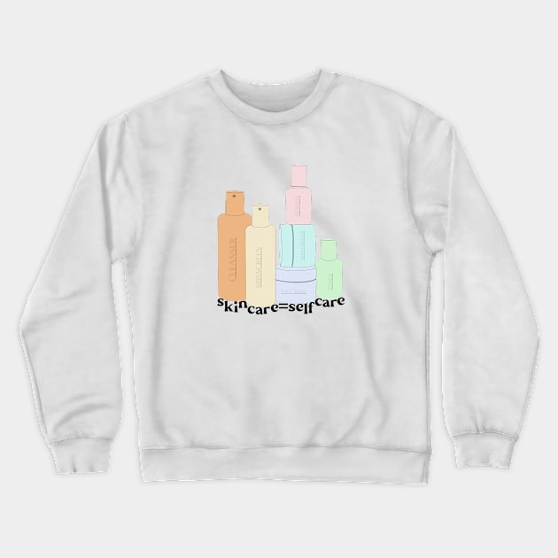 Skincare is self care Crewneck Sweatshirt by morgananjos